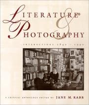 Tapa de Literature & Photography: Interactions 1840-1990