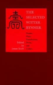 Tapa de The selected Witter Bynner