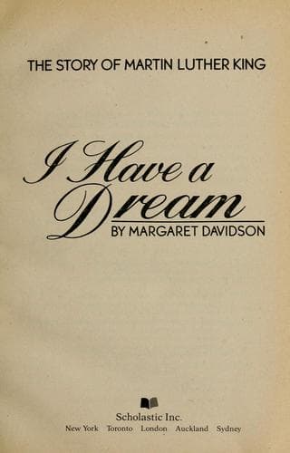 Tapa de I have a dream