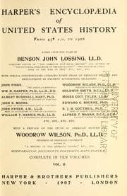 Tapa de Harper's encyclop©Œdia of United States history from 458 A.D. to 1909