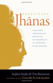 Tapa de Practicing the jhānas