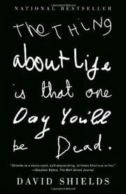 Tapa de The Thing About Life Is That One Day You'll Be Dead (Vintage)
