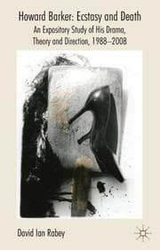 Tapa de Howard Barker: Ecstasy and Death