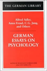 Tapa de German essays on psychology