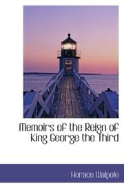 Tapa de Memoirs of the Reign of King George the Third