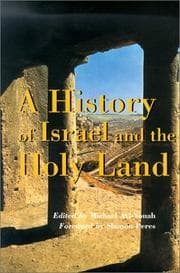 Tapa de A history of Israel and the Holy Land