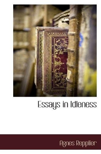 Tapa de Essays in Idleness