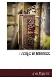 Tapa de Essays in Idleness