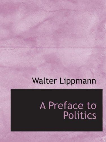 Tapa de A Preface to Politics