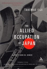 Tapa de The Allied Occupation of Japan