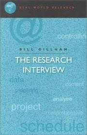 Tapa de The Research Interview (Real World Research)