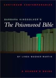 Tapa de Barbara Kingsolver's The poisonwood Bible