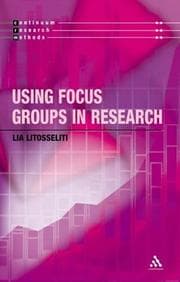 Tapa de Using focus groups in research
