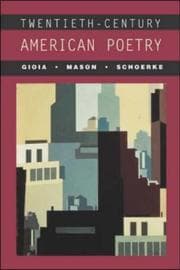 Tapa de Twentieth-century American poetry