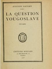 Tapa de La question yougoslave
