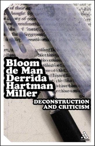 Tapa de Deconstruction and criticism