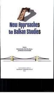 Tapa de New approaches to Balkan studies