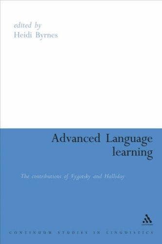 Tapa de Advanced Language Learning