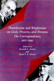 Tapa de Hartshorne and Brightman on God, process, and persons