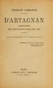 Tapa de D'Artagnan, Capitaine des mousquetaires du roi
