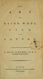 Tapa de The art of dying wool, silk, and cotton