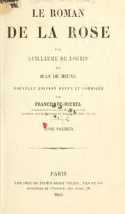 Tapa de Le roman de la rose