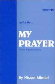 Tapa de My Prayer, Vol. 2 (As for Me--My Prayer, Vol.#2)