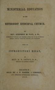 Tapa de Ministerial education in the Methodist Episcopal Church