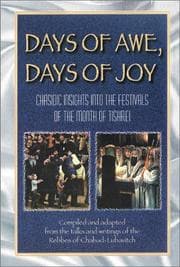 Tapa de Days of awe, days of joy