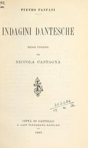 Tapa de Indagini dantesche