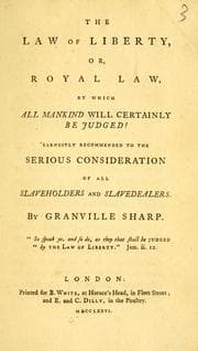 Tapa de The law of liberty