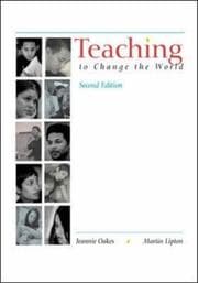 Tapa de Teaching to change the world