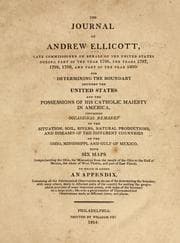 Tapa de The journal of Andrew Ellicott
