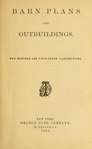 Tapa de Barn plans and outbuildings