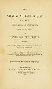 Tapa de The American cottage builder