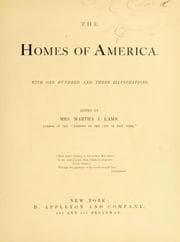 Tapa de The homes of America