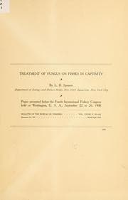 Tapa de Treatment of fungus on fishes in captivity
