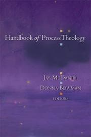 Tapa de Handbook of process theology