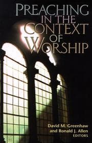Tapa de Preaching in the context of worship