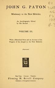 Tapa de John G. Paton, missionary to the New Hebrides