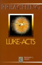 Tapa de Preaching Luke-Acts