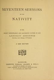 Tapa de Seventeen sermons on the nativity
