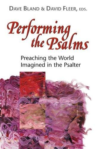 Tapa de Performing the Psalms