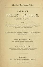 Tapa de Caesar's Bellum Gallicum, (Boos V. & VI.)