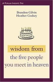 Tapa de Wisdom from the five people you meet in heaven