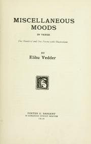 Tapa de Miscellaneous moods in verse