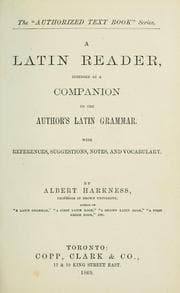 Tapa de A Latin Reader Intended as a Companion for the Author's Latin Grammar