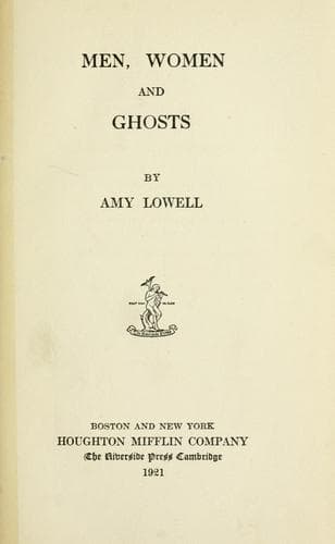 Tapa de Men, women and ghosts. --