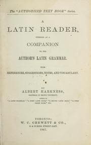 Tapa de A Latin Reader Intended as a Companion to the Author's Latin Grammar