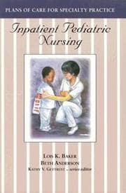 Tapa de Inpatient Pediatric Nursing